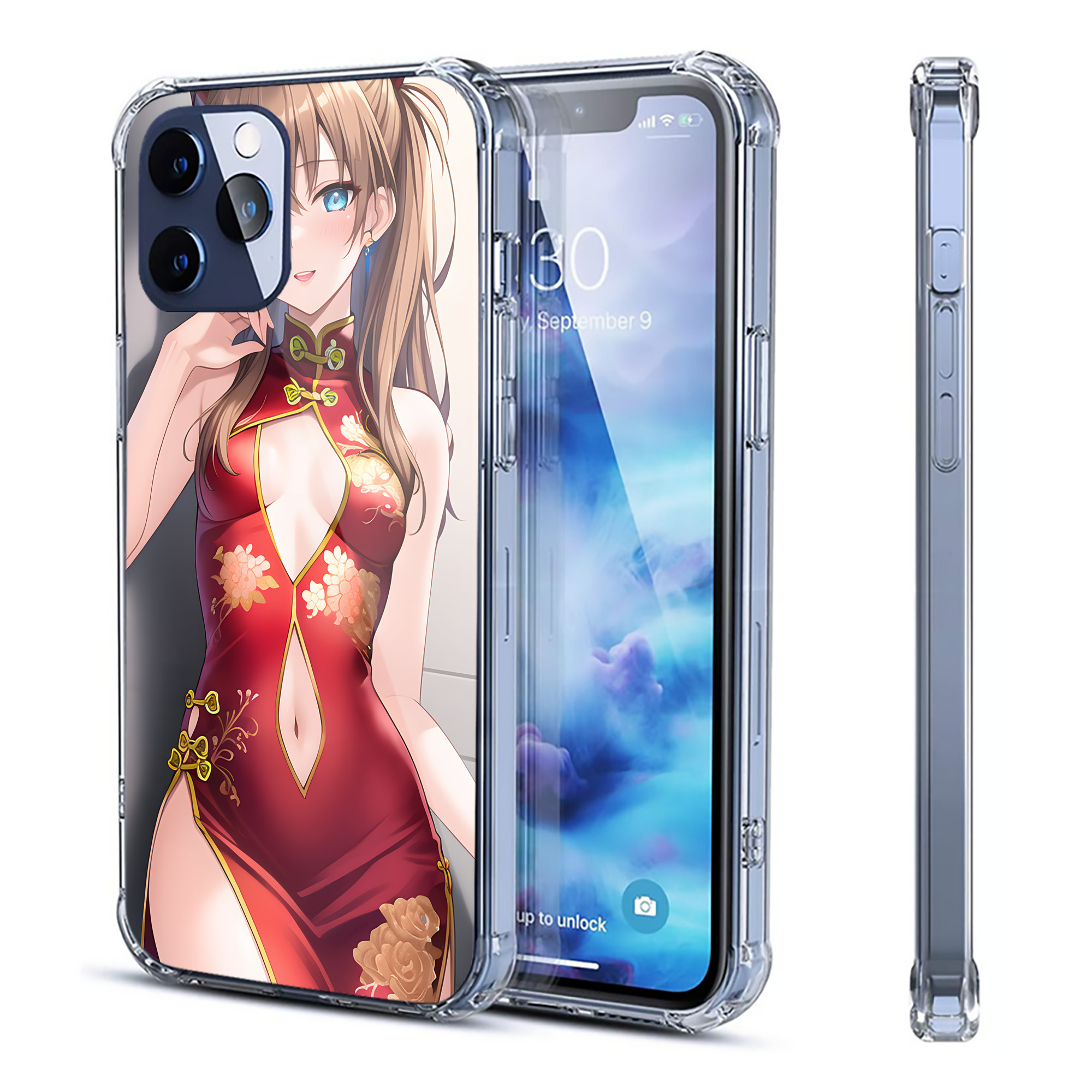 （画像用） EVA 新世紀エヴァンゲリオン 【iPhone 12シリーズ対応】透明スマホケース（クリアソフトケース）